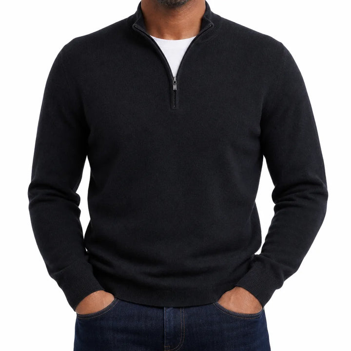 Pinkerton | Mens Fall V-Neck Sweater - Color:Black;Size:XS