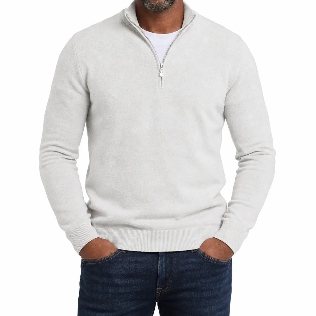 Pinkerton | Mens Fall V-Neck Sweater - Color:Gray;Size:XS