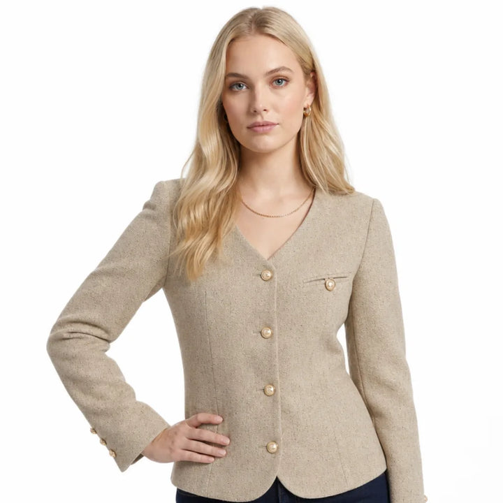 Women's Portia Cropped Sleeveless Jacket