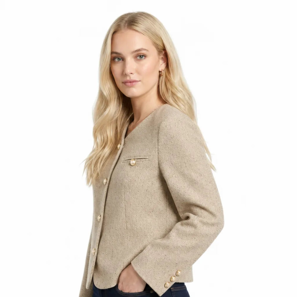 Women's Portia Cropped Sleeveless Jacket