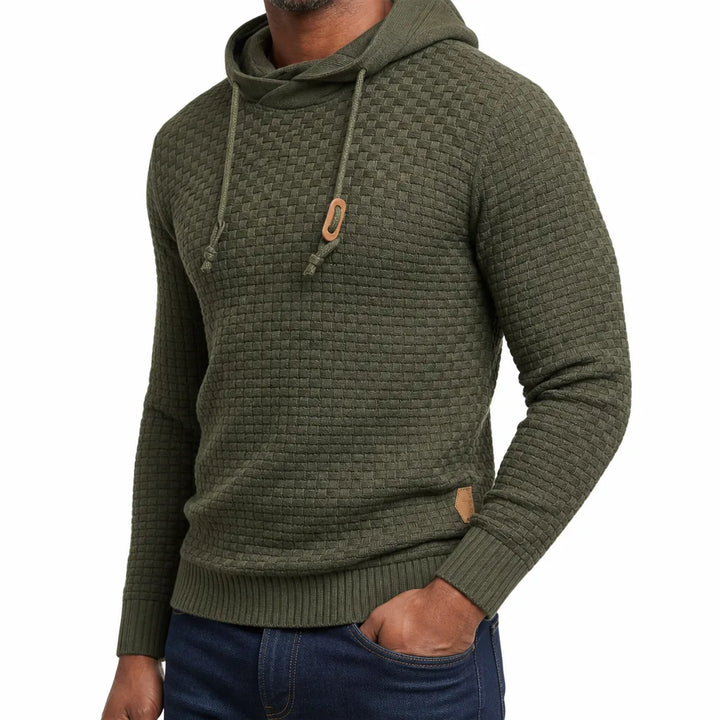 Men's Green Hurley Wool Hooded Sweater