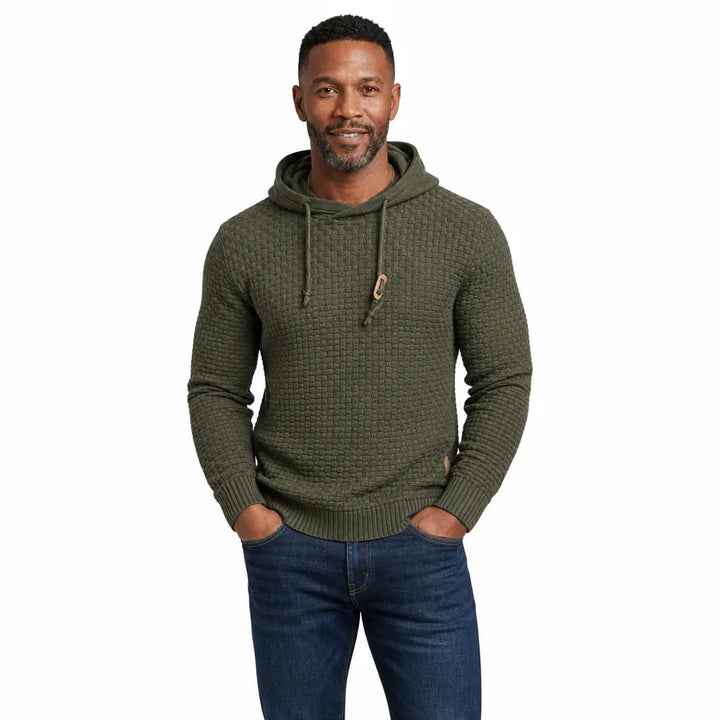 Men's Green Hurley Wool Hooded Sweater