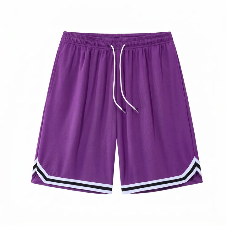 Preston Basketball Shorts - Color:Purple;Size:S
