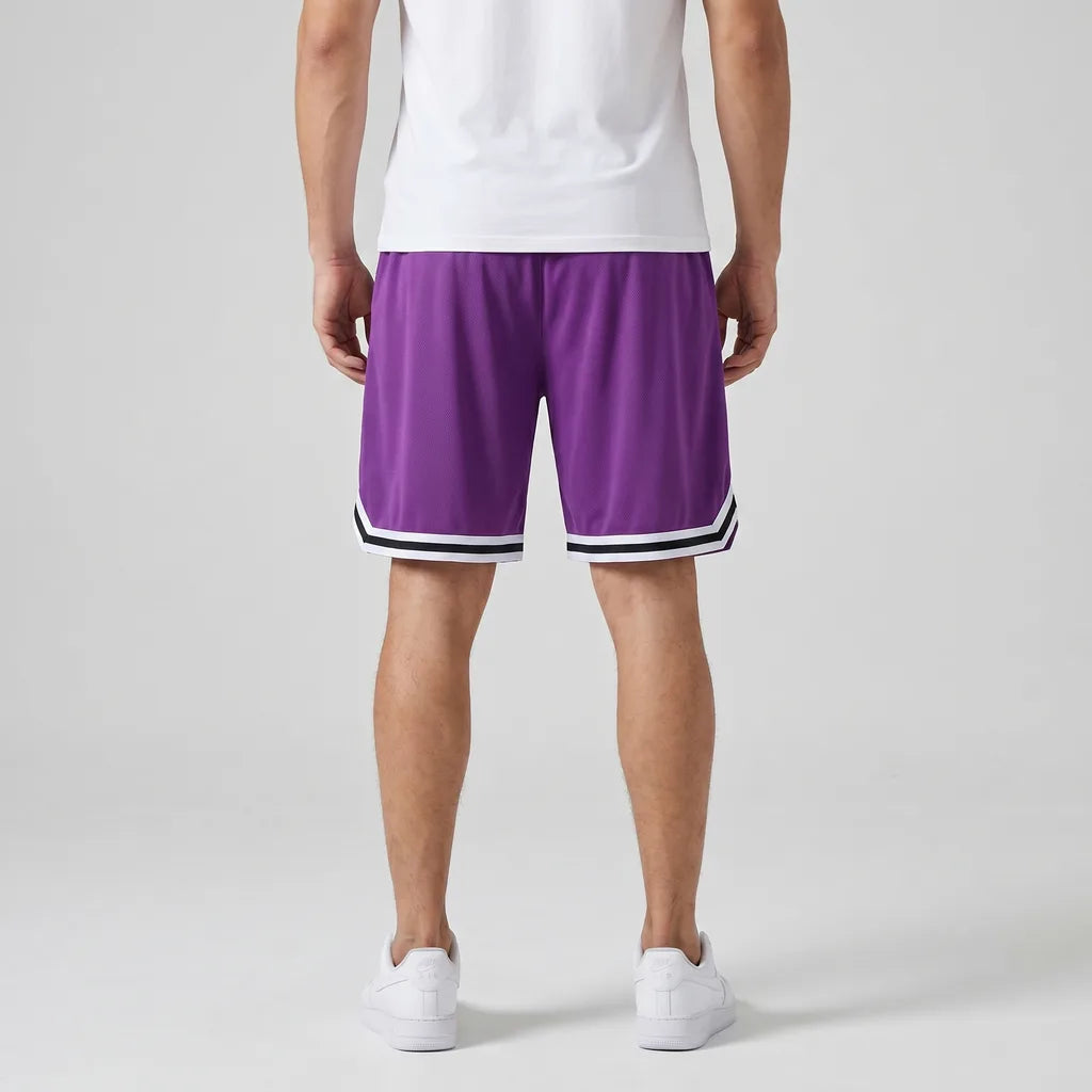 Purple Eisley Quick-Dry Basketball Shorts 3