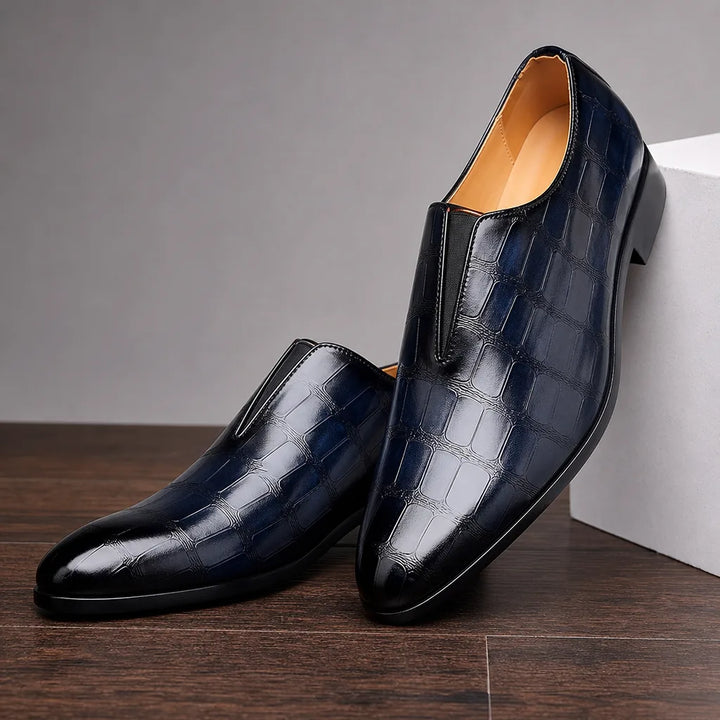 Preston Dress Shoes - Color:Blue;Size:38