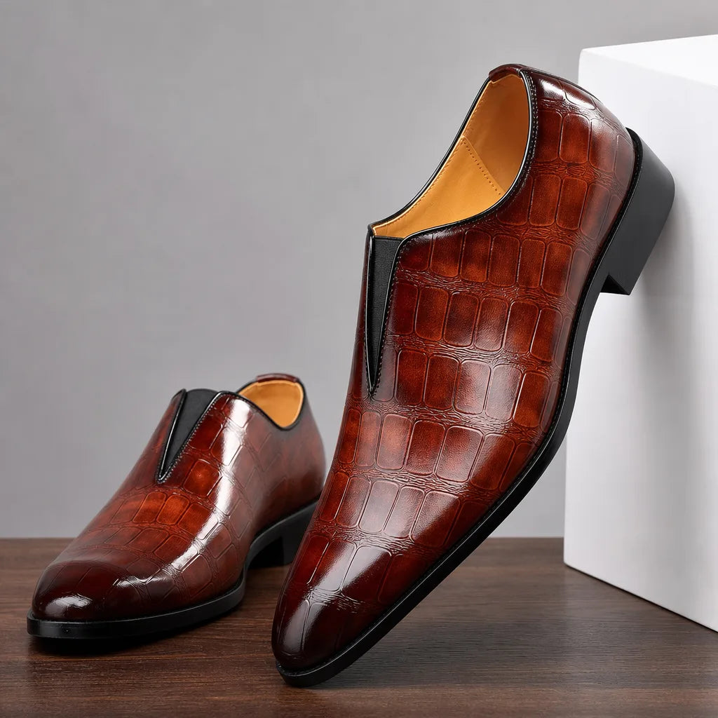 Preston Dress Shoes - Color:Brown;Size:38