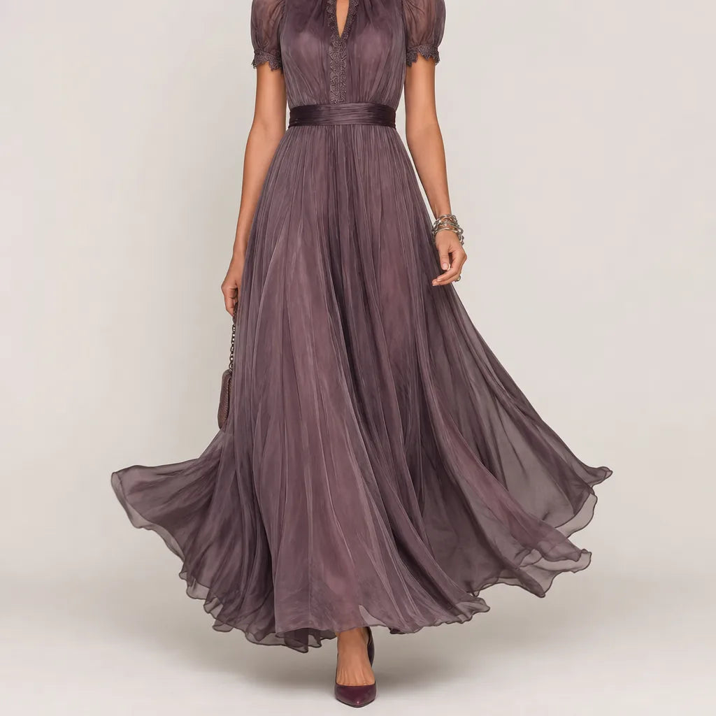 Women's Image color Viola Lace Maxi Dress