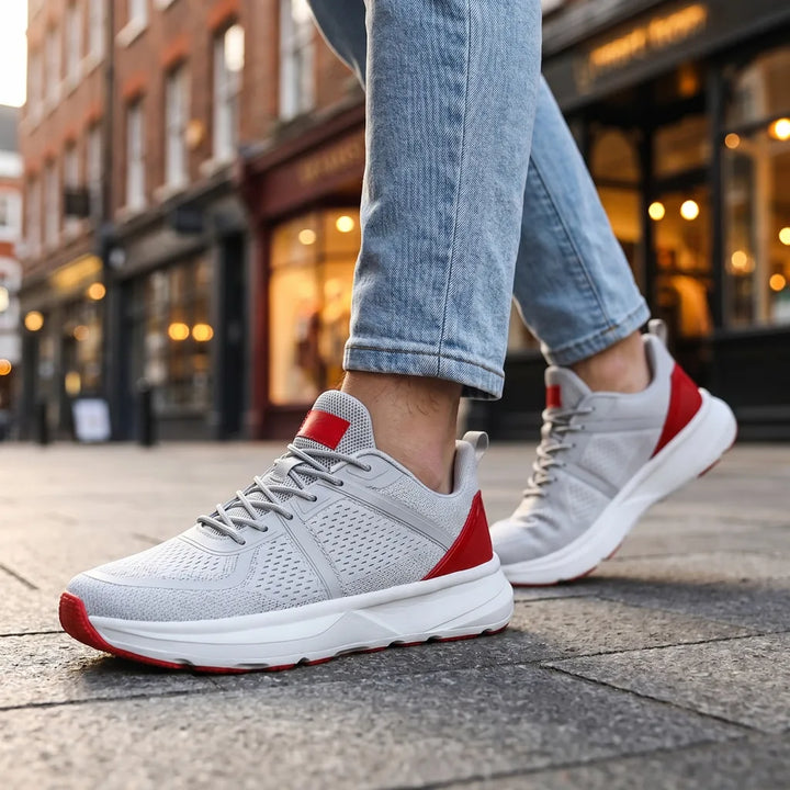 Men's Gray Eastwood Wide-Fit Running Sneakers