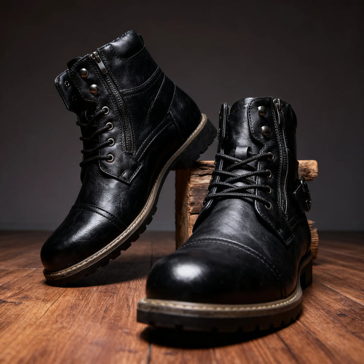 Rafferty | Mens Fall Hiking Sustainable Boots - Color:Black;Size:38