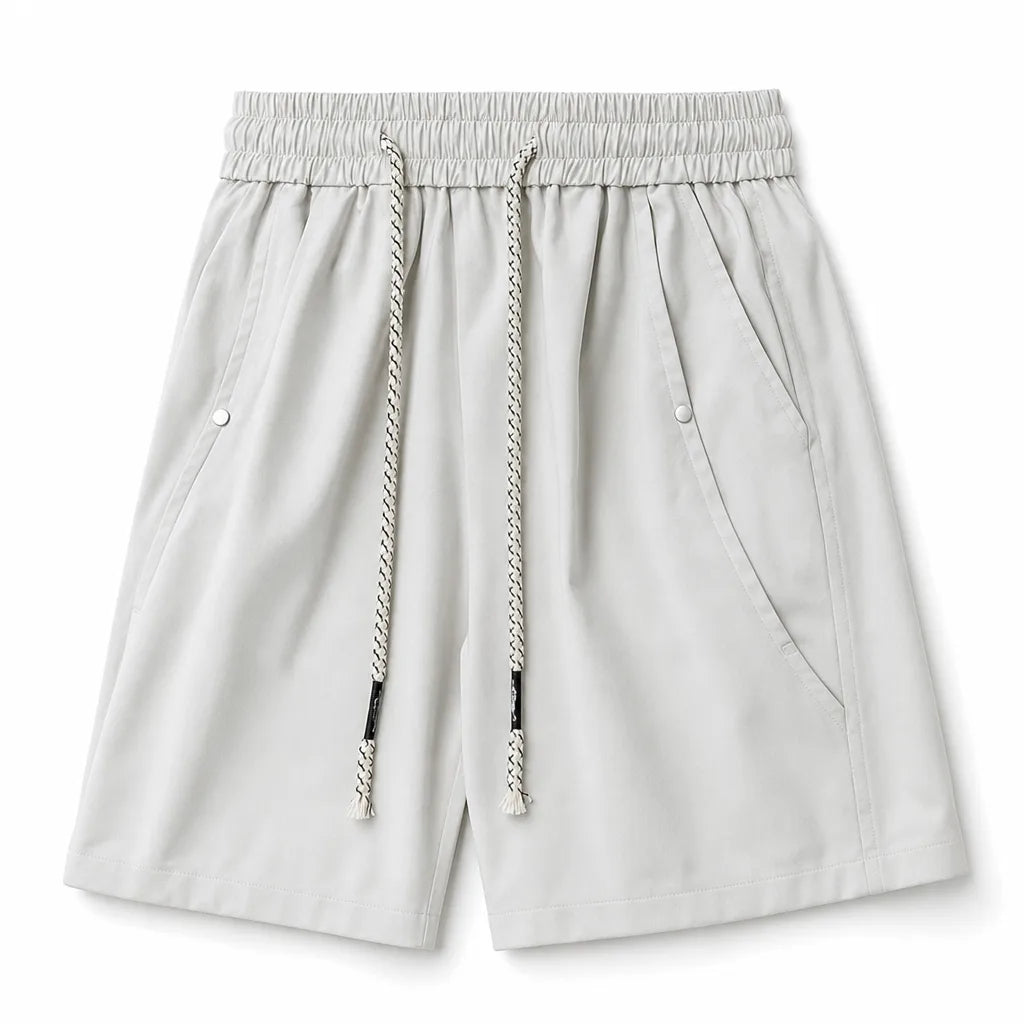 Raymond Studded Cargo Shorts - Color:Beige;Size:M