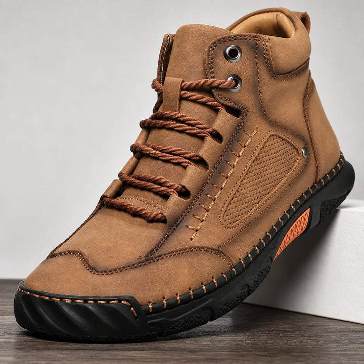 Men's Brown Foley Lace-Up Ankle Boots