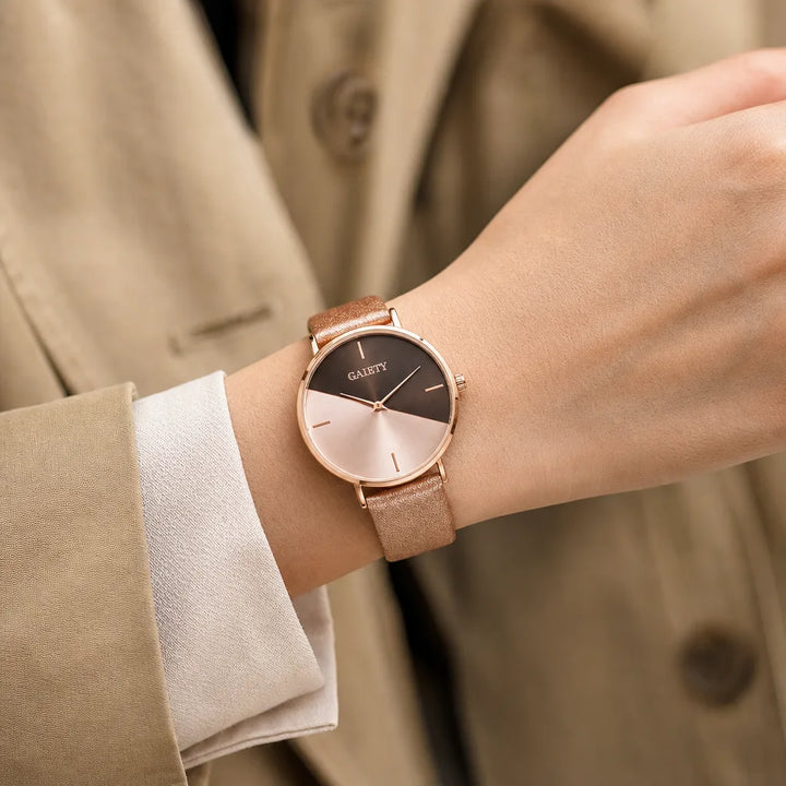 Women's Brown Wyeth Colorblock Quartz Watch