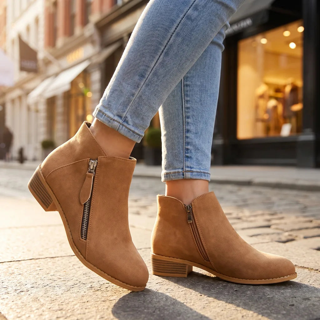 Women's Brown Remi Pointed Ankle Boots