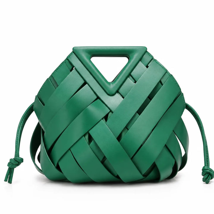 Remi Woven Tote Bag - Color:Green