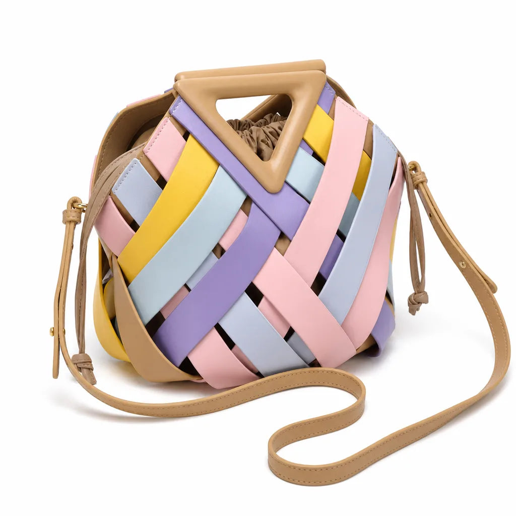 Women's Multicolor Gannon Woven Tote Bag