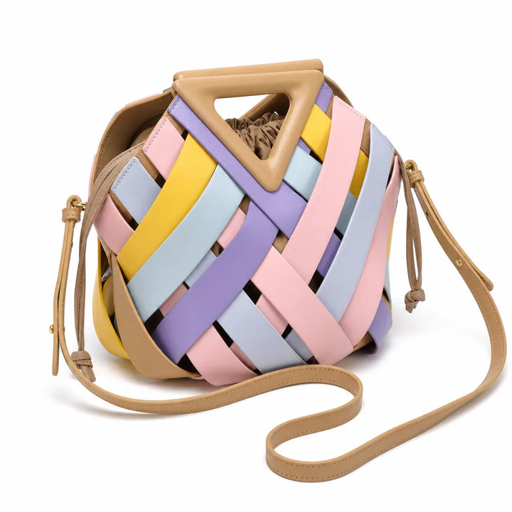 Women's Multicolor Gannon Woven Tote Bag