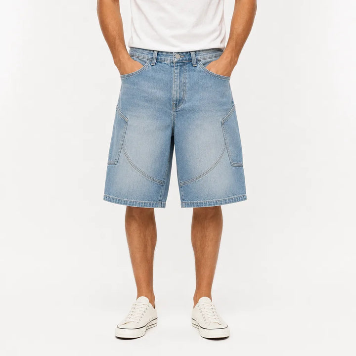 Men's Blue Renfrew Cotton Denim Shorts