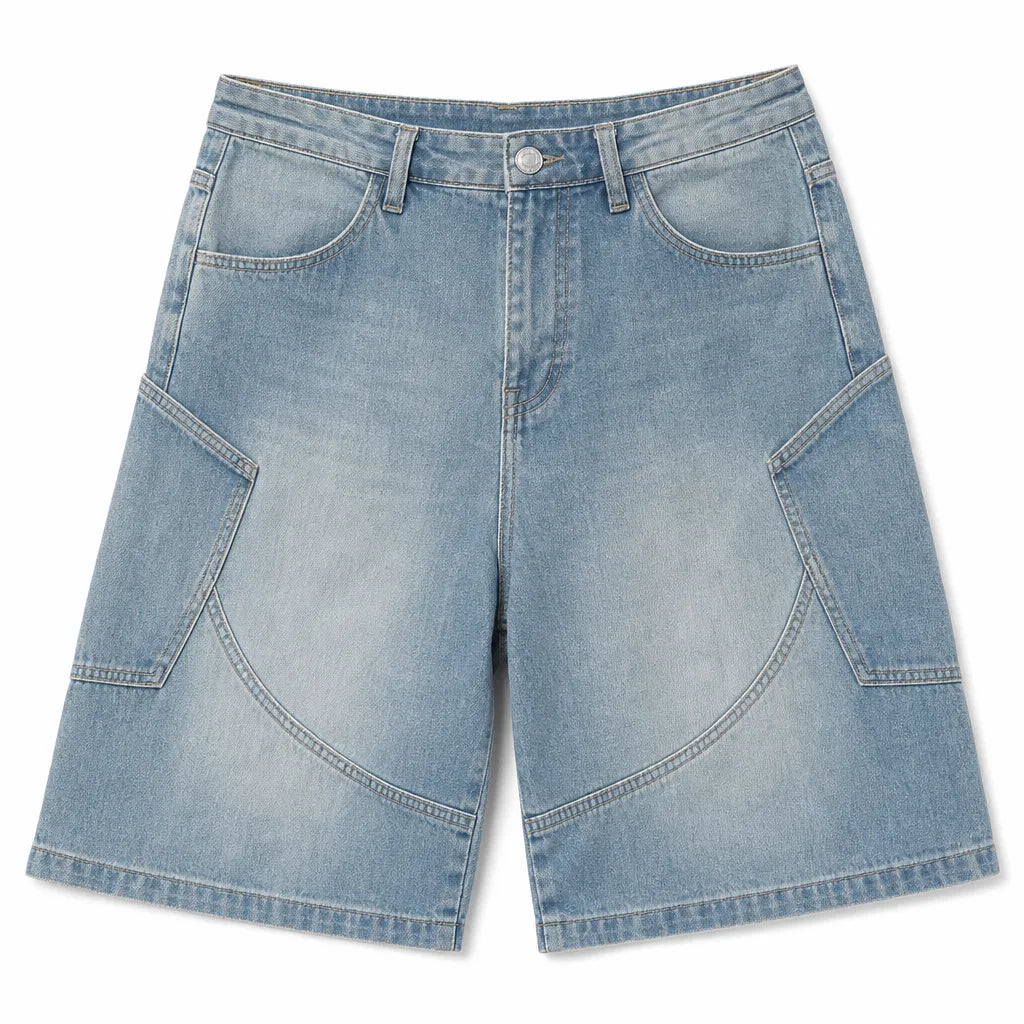 Renfrew Denim Shorts - Color:Blue;Size:S