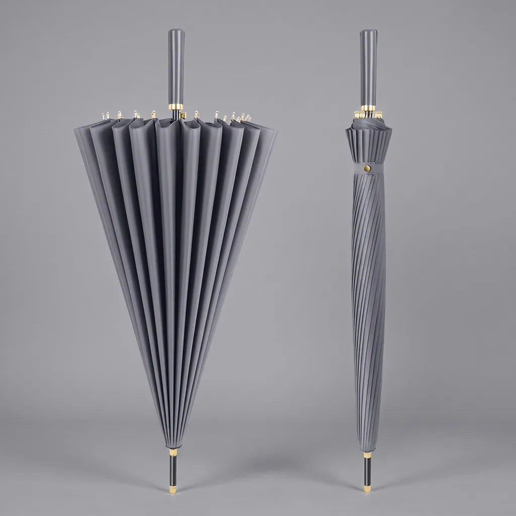 Renshaw | Large Outdoor Umbrella - Color:Mist Gray