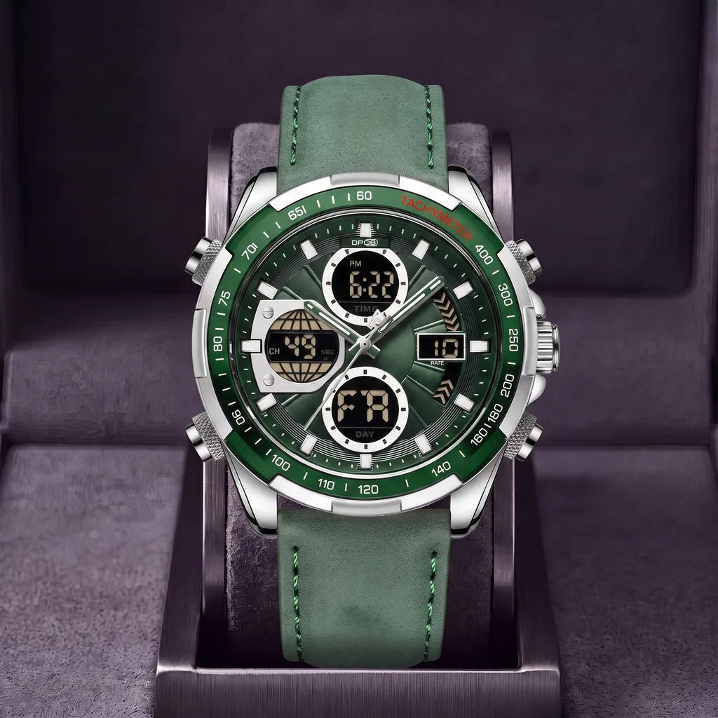 Rhett | Digital Watch - Color:Green