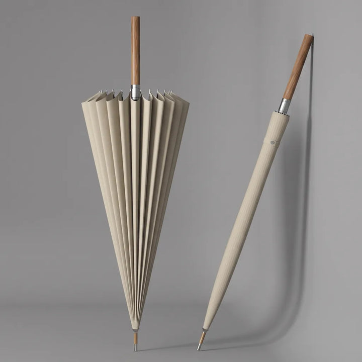 Rhett | Long Handle Outdoor Umbrella - Color:Beige