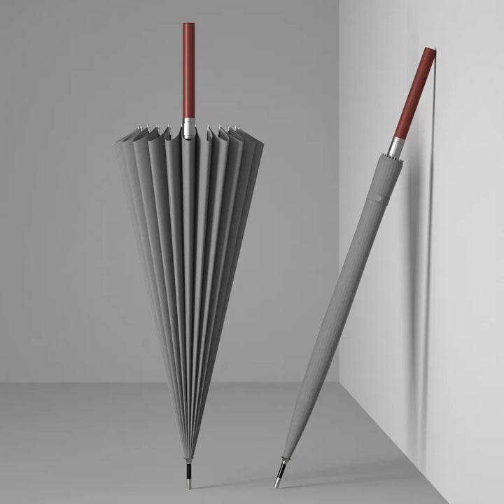 Rhett | Long Handle Outdoor Umbrella - Color:Gray