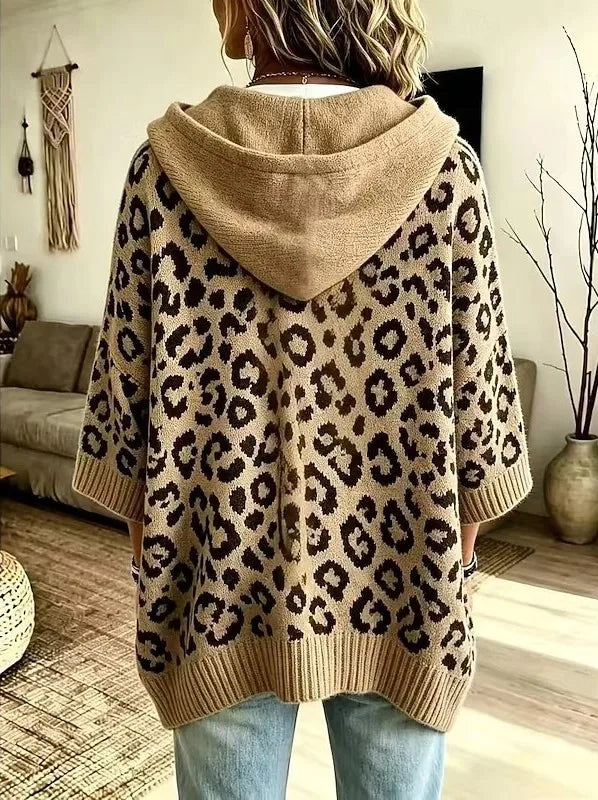 Women's Murray Leopard Knit Hoodie