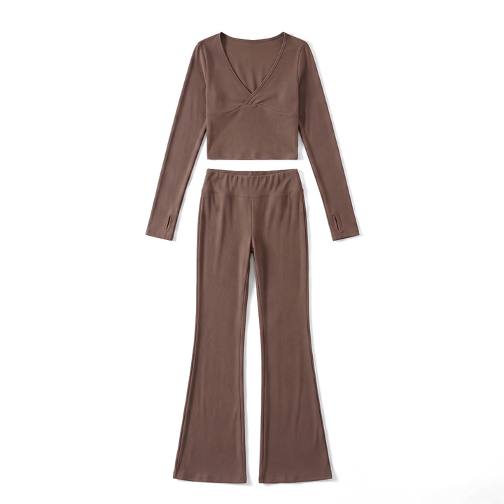 Riley Track Set - Color:Brown;Size:XXS