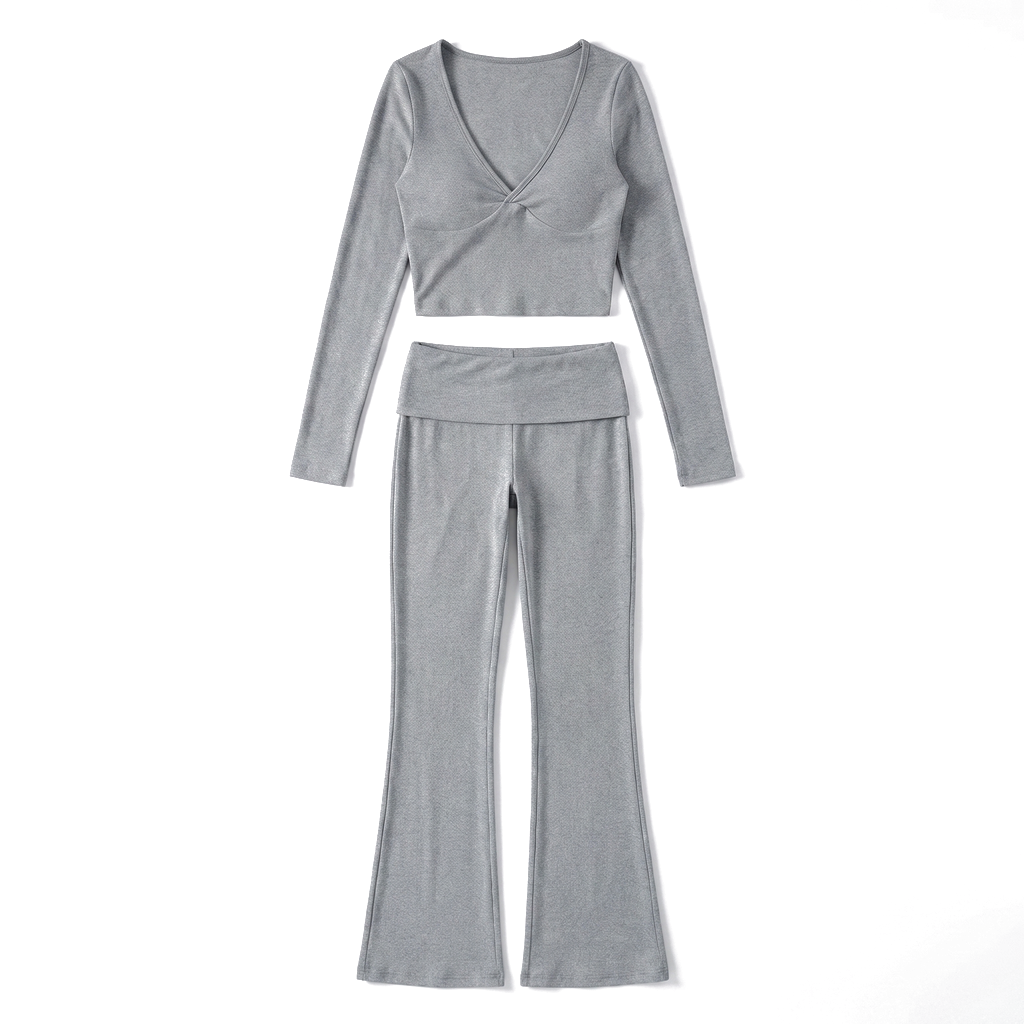 Riley Track Set - Color:Gray Blue;Size:XXS