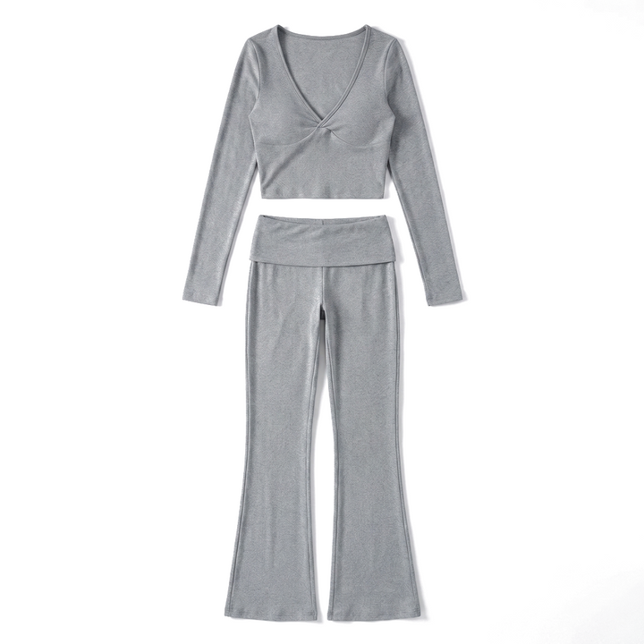 Riley Track Set - Color:Gray Blue;Size:XXS