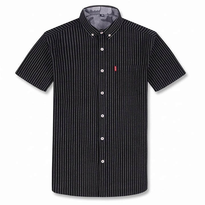 Rio Button-Up Shirt - Color:Black Stripe;Size:38/S