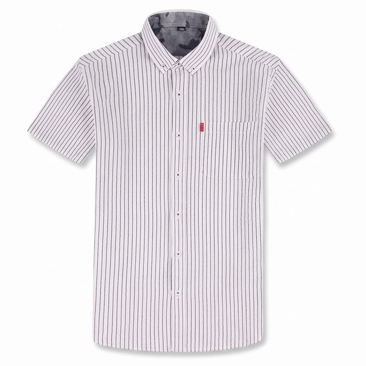Rio Button-Up Shirt - Color:White Stripe;Size:38/S
