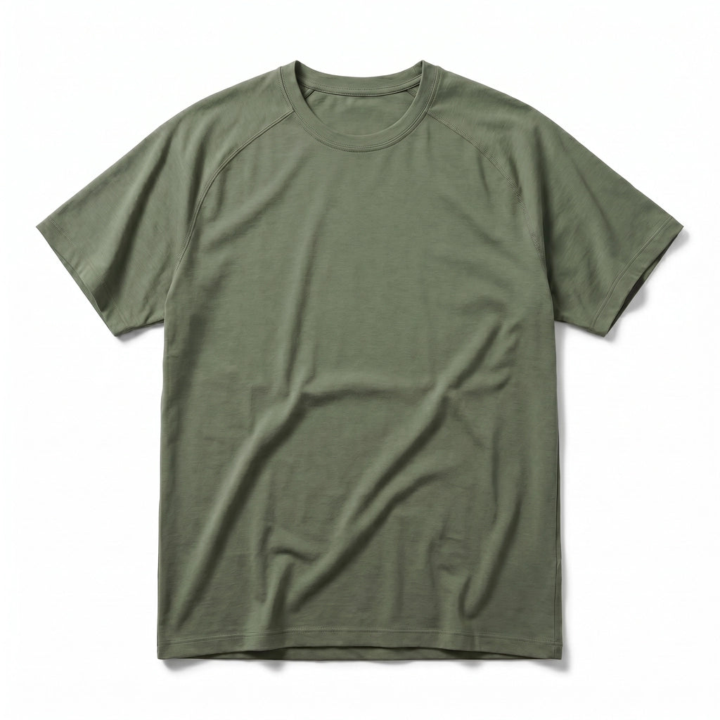 Robin Soft Knit Tee - Color:Bean Green;Size:M