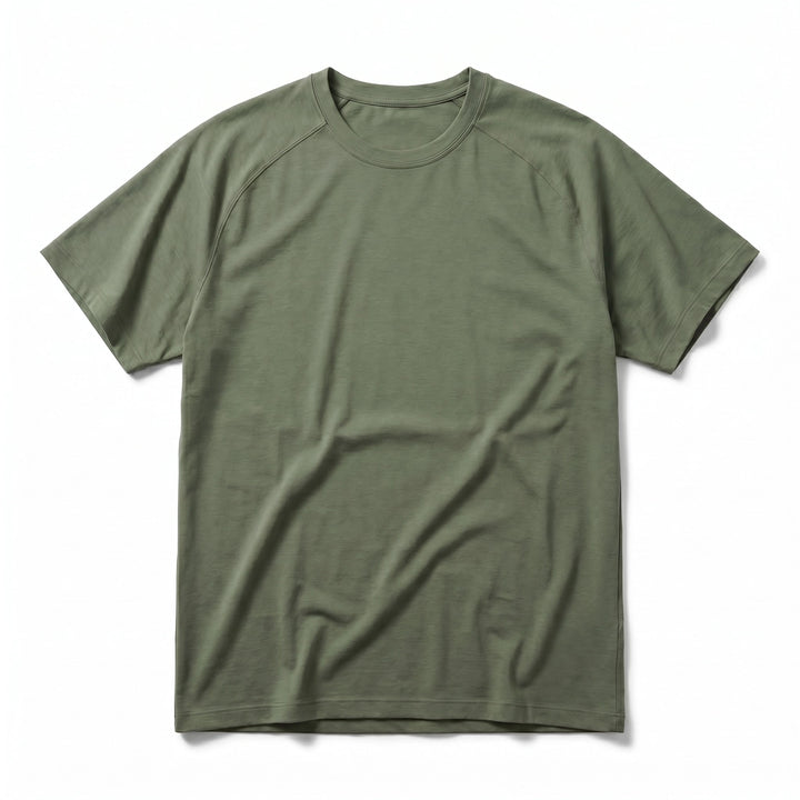 Robin Soft Knit Tee - Color:Bean Green;Size:M
