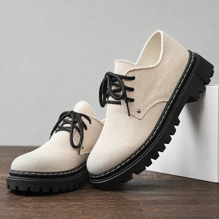 Rocco Platform Derbies - Color:Beige;Size:39