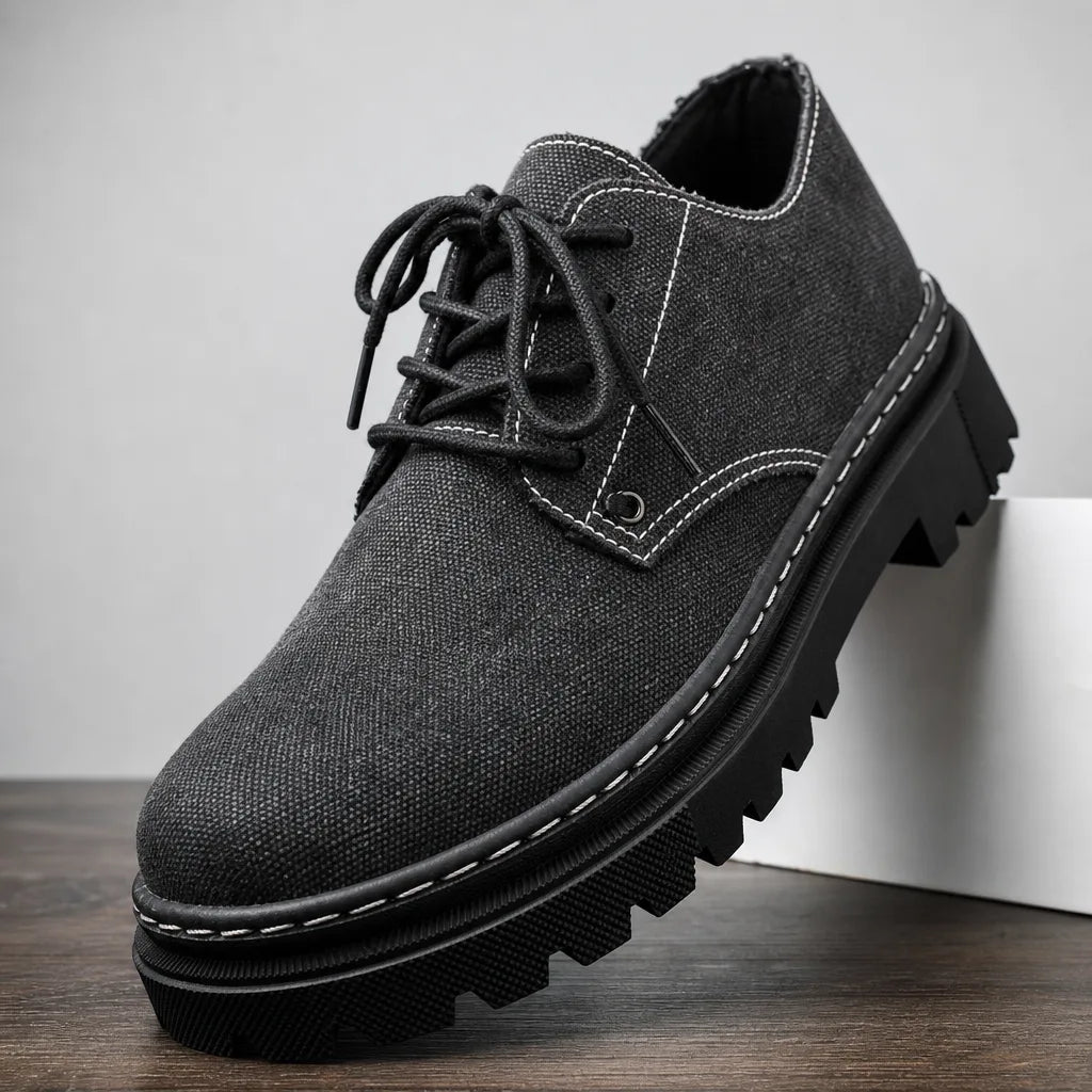 Men's Black Isabelle Platform Derbies