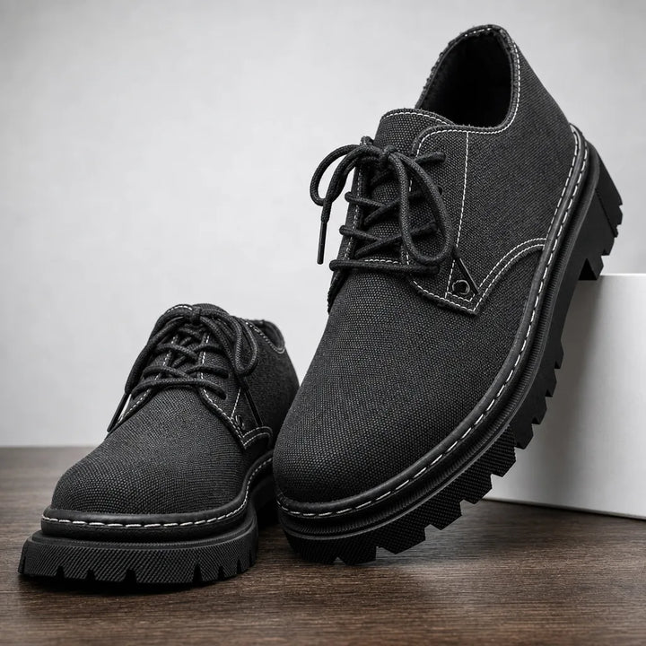 Rocco Platform Derbies - Color:Black;Size:39