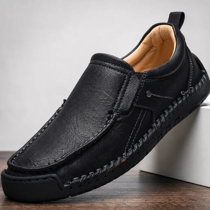 Roland Moc-Toe Loafers - Color:Black;Size:38