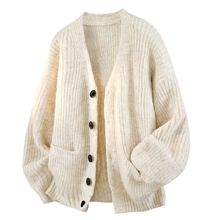 Rollo | Men's Soft Knit Cardigan - Size:S;Color:Apricot