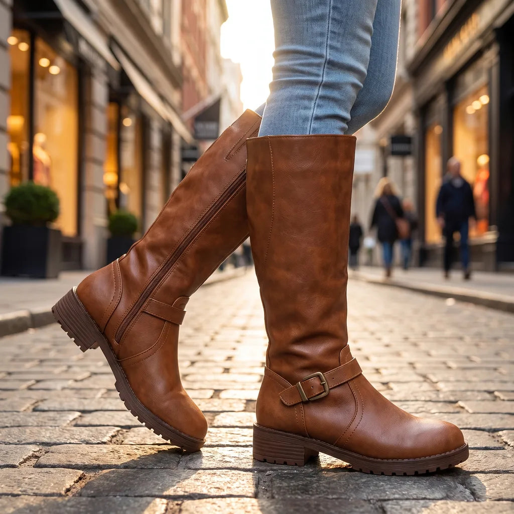 Women's Yellow Rosalind | Fall Mid Ankle Boots