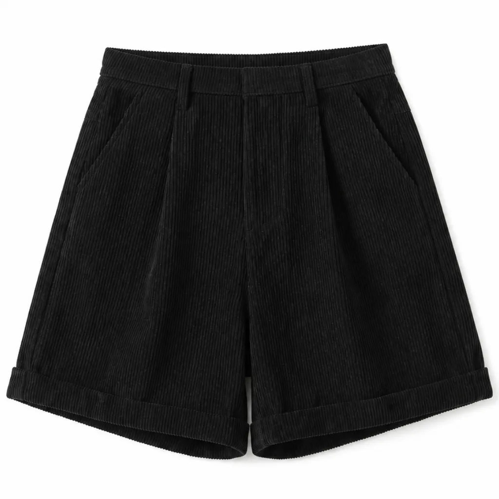Rose Bermuda Shorts - Color:Black;Size:XXS