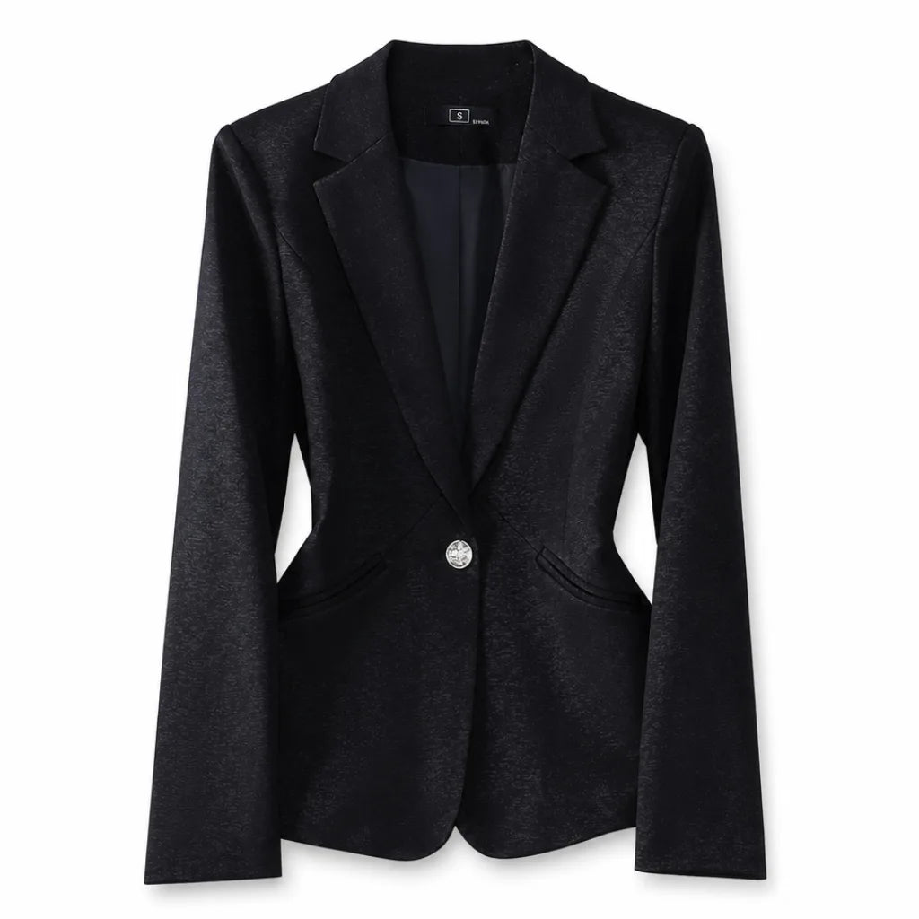 Rosemary Cropped Blazer - Color:Black;Size:XS