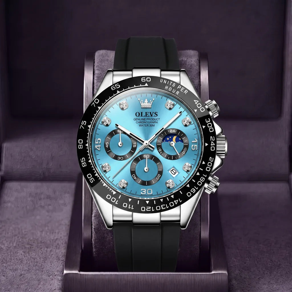 Rosenthal | Chronograph Watch - Color:Black/Blue