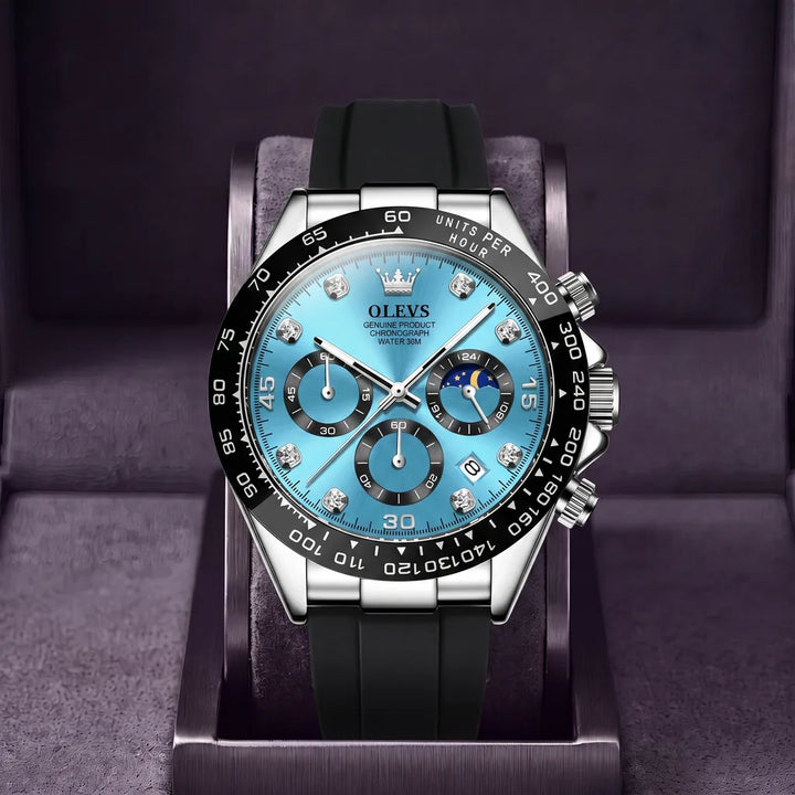 Rosenthal | Chronograph Watch - Color:Black/Blue