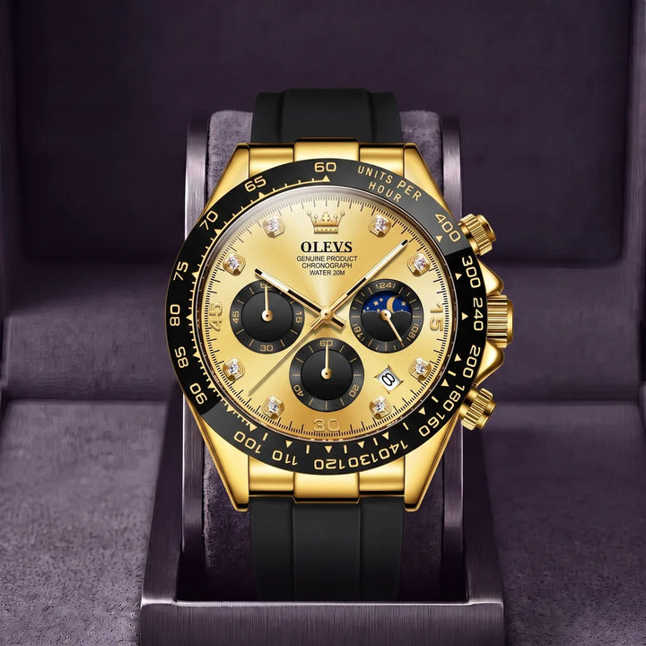 Rosenthal | Chronograph Watch - Color:Black/Gold