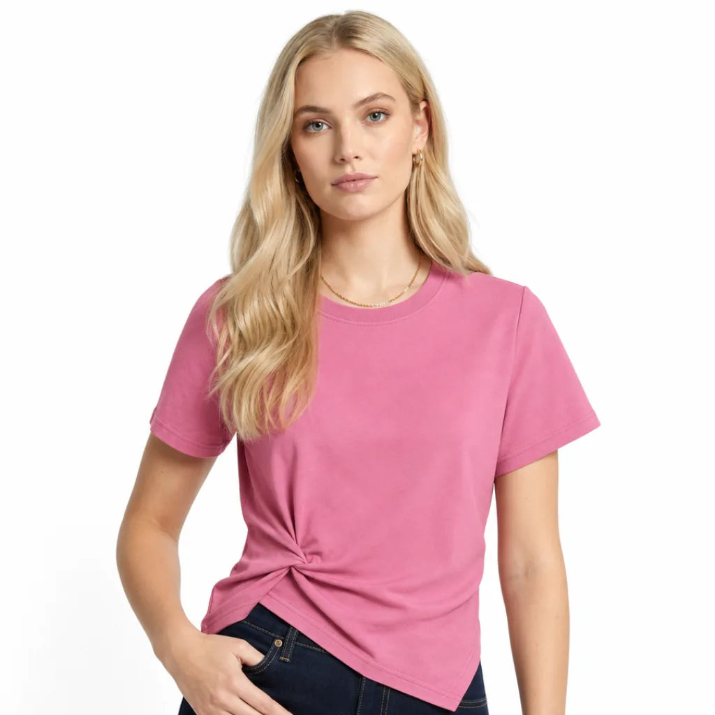 Women's Augustus Cropped Patchwork T-Shirt (Copy) (Copy)