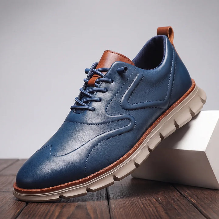 Men's Blue Guthrie Breathable Knit Sneakers