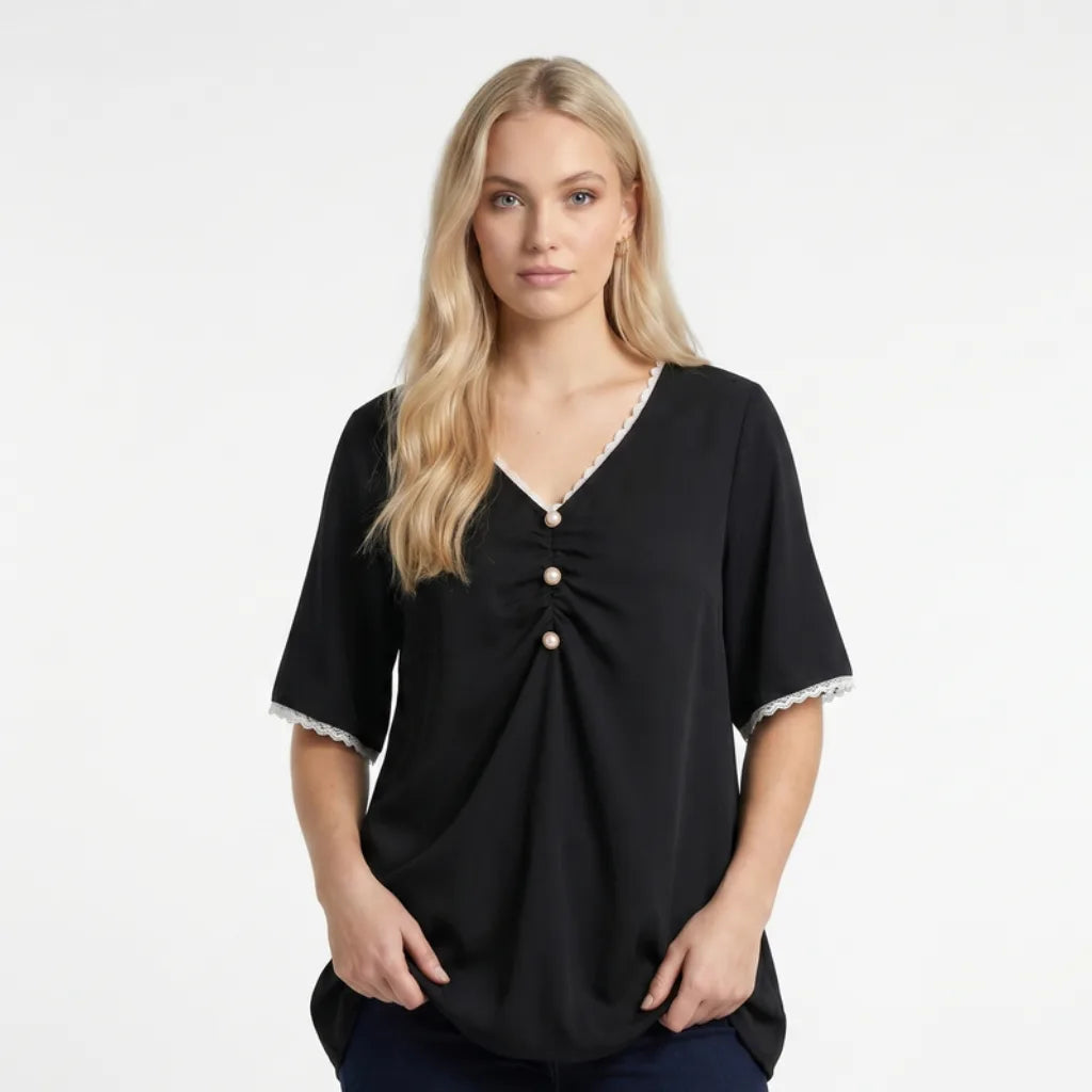 Rowan Cotton V-Neck T-Shirt
