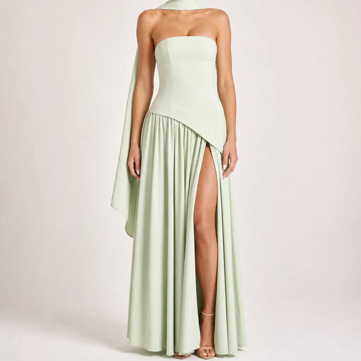 Ruby | Women's Fall Wedding Guest Dress - Color:Green;Size:XS