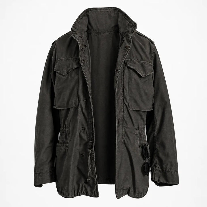 Rutherford | Men's Fall Oversized Utility Jacket - Color:Black;Size:XS